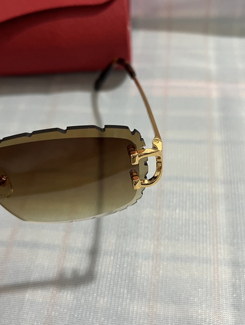 😘Cartier Rimless Gradient Sunglasses - Picture 4 of 6